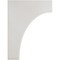 Ekena Millwork 1 3/4"W x 6"D x 8"H Clarksville Wood Vintage Decor Bracket, Chalk Dust White BKTWD02X06X08CVWH - alternate 2